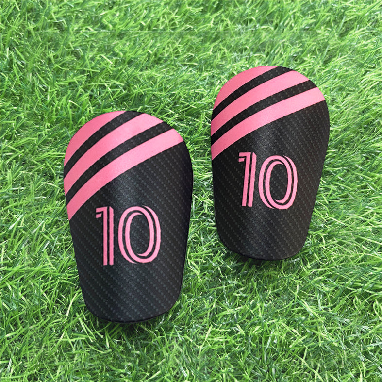Football sports accessories  pink shin guards
