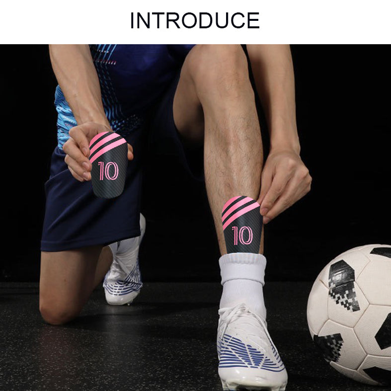 Football sports accessories  pink shin guards