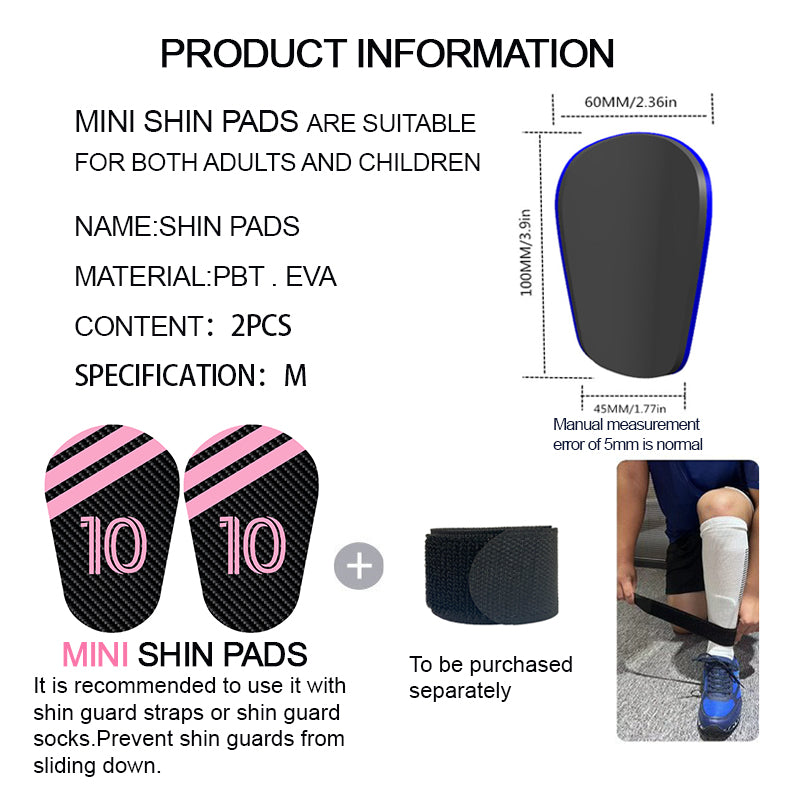 Football sports accessories  pink shin guards