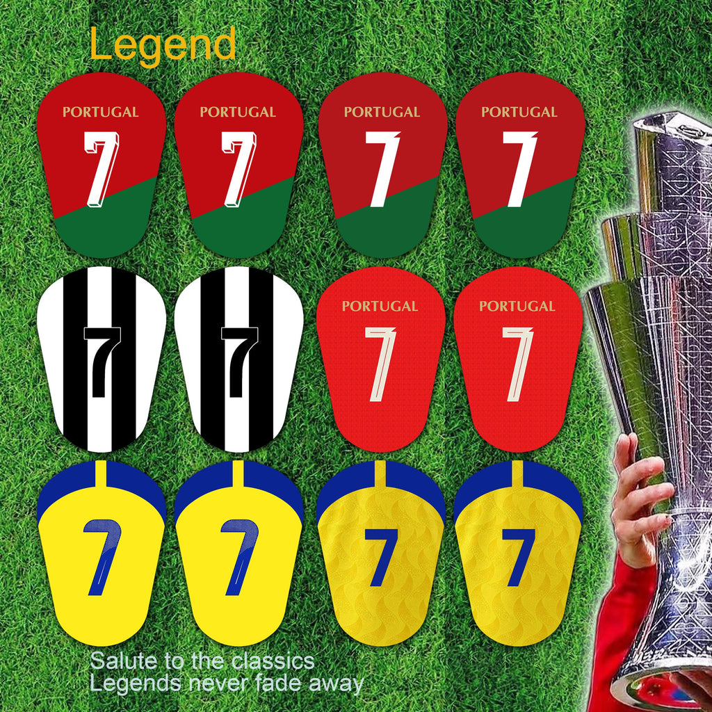 Mini football shin guards, high-quality PBT+EVA material